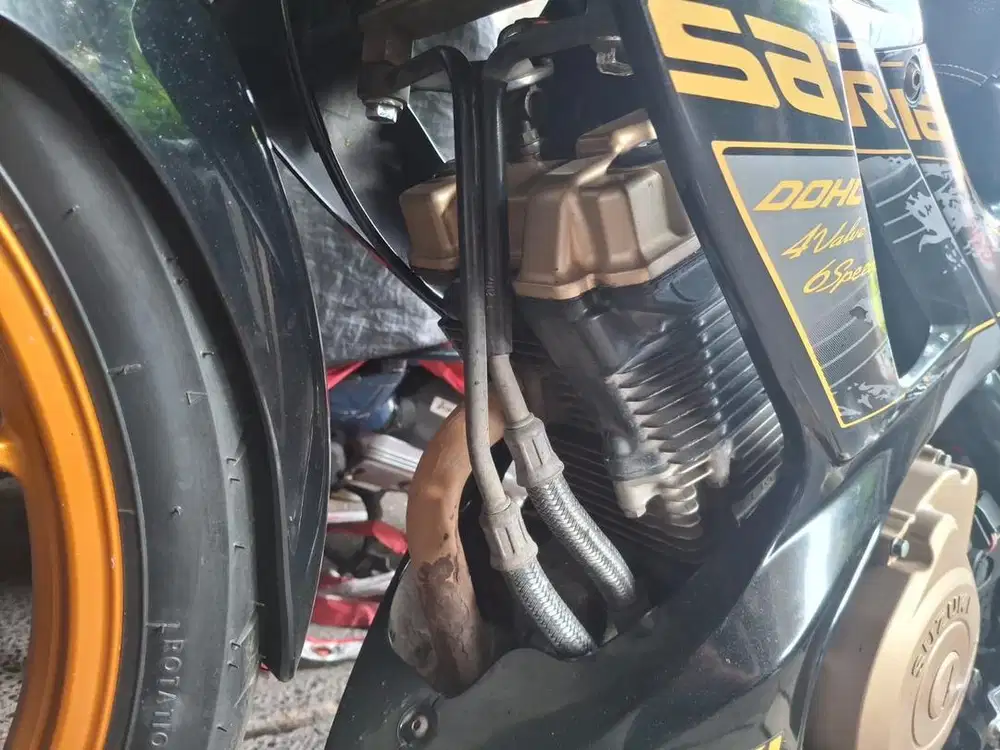 Satria fu150 scd 2012 hitam