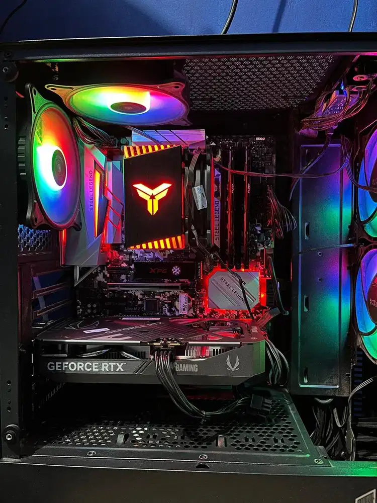 Jual PC Gaming Fullset + Dual Monitor – Siap Pakai