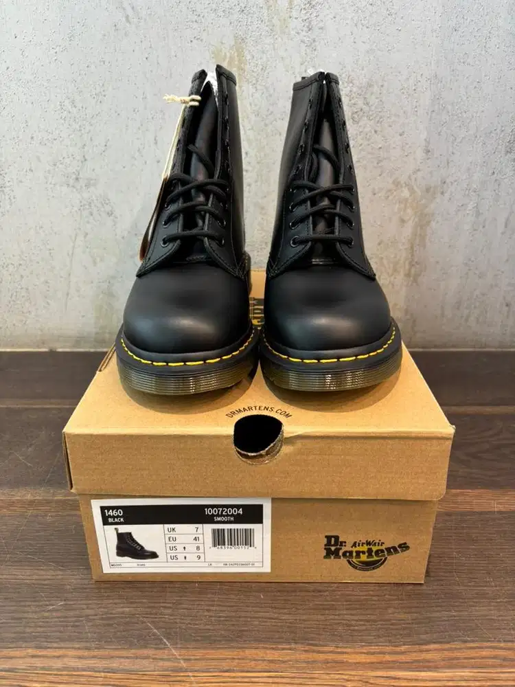 Dr Martens 1460 Original Boots Black Smooth