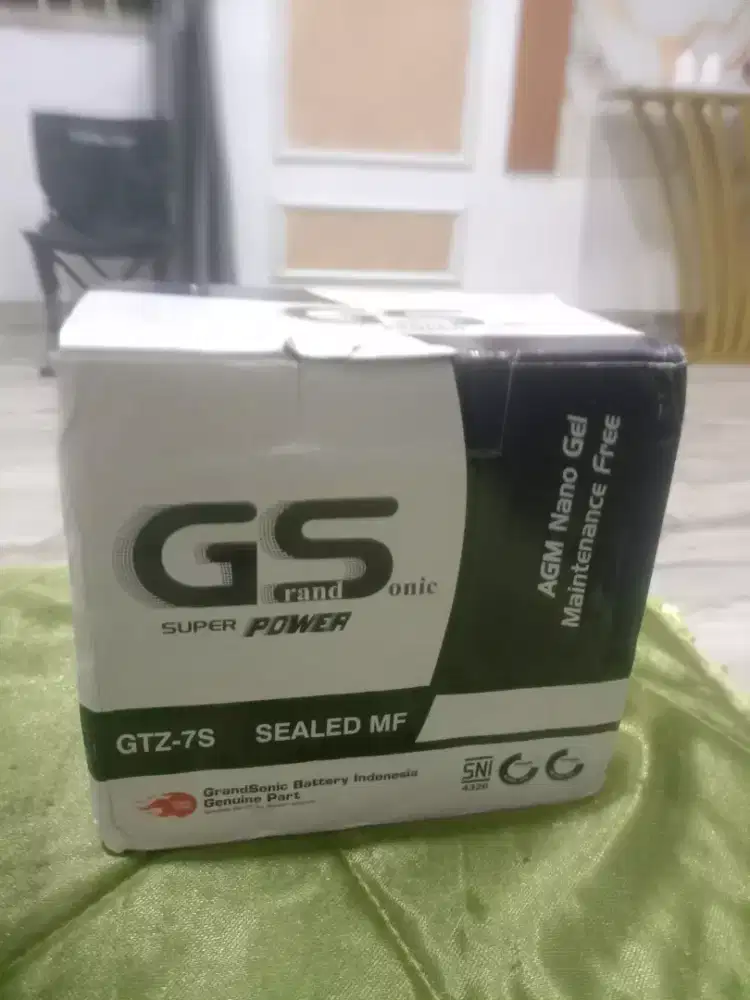 Baterai Aki Kering GS BARU GTZ7S 7 Ahmper 12 Volt