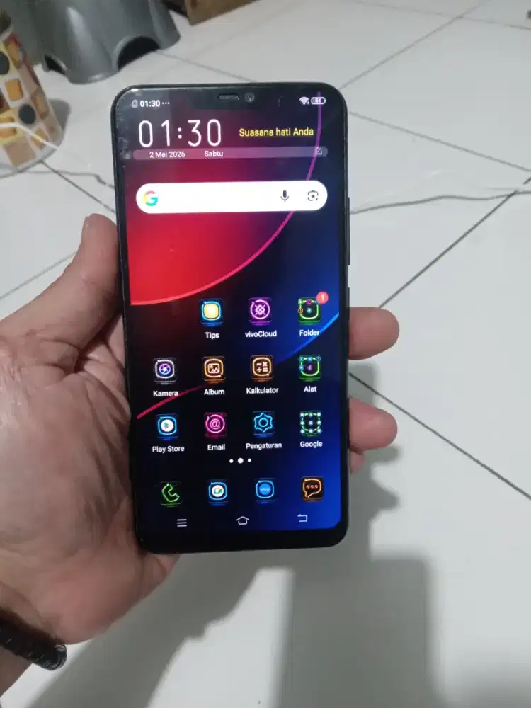 Vivo v9 android 9 ram 4/64 batangan siap pakai