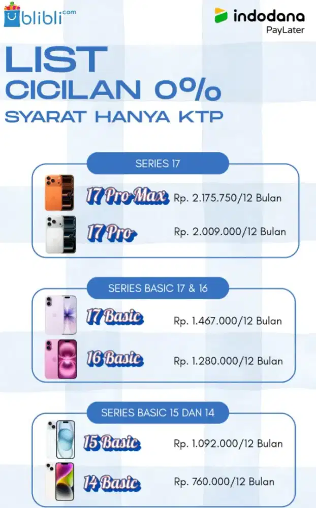 Cicilan tanpa uang muka