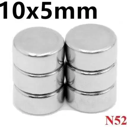 Magnet Neodymium 10 x 5 mm Magnit Besi Sembrani Kuat Strong Tarikan