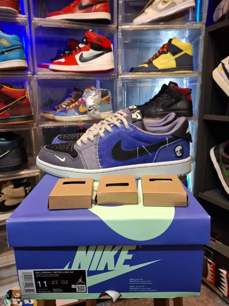 AIR JORDAN 1 RERTRO LOW X ZION WILLIAMSON VOODO ALTERNATE SIZE 45 BNIB