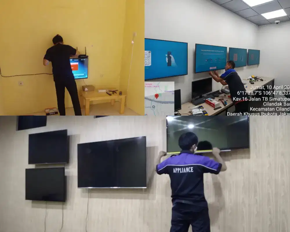 Braket +pasang atau jasa pasang terima rapih breket bracket led tv