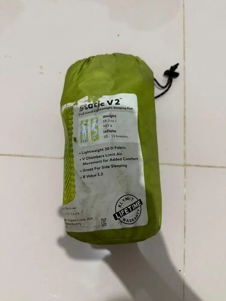 Klymit Static V2 (free greatoutdoor thermal)
