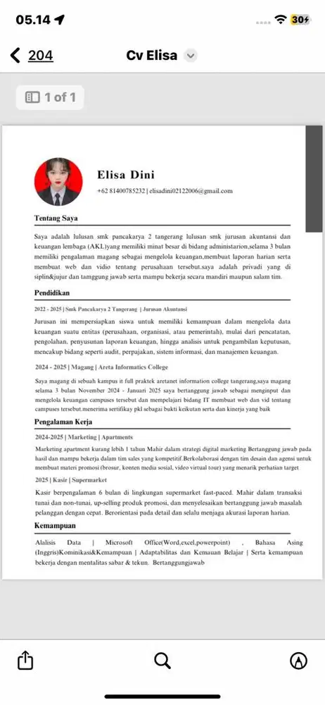 info loker nya kak