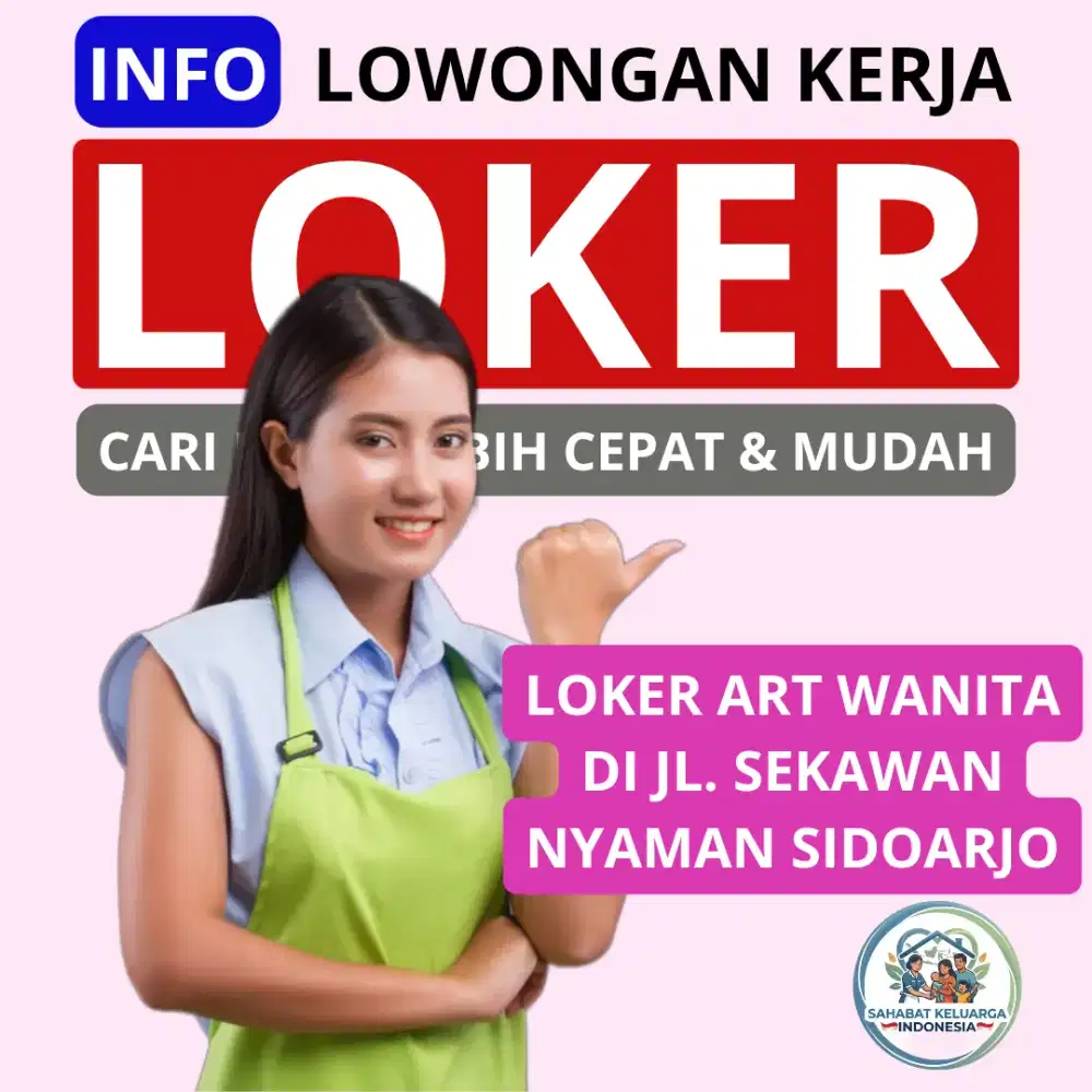 Loker art wanita di sidoarjo