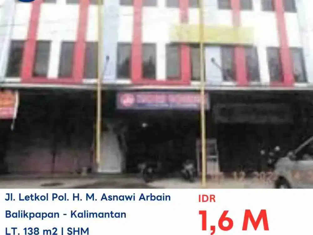 LELANG RUKO DI TELAGA BAHAGIA BALIKPAPAN KALIMANTAN TIMUR