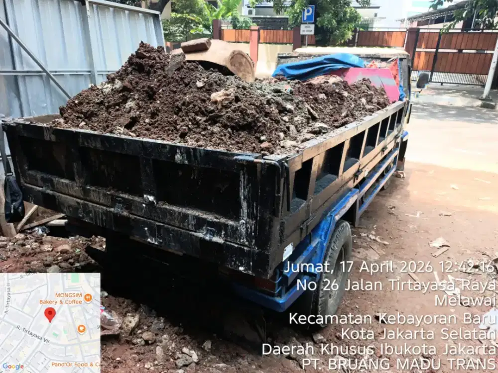 Jasa buang puing dan buang sampah