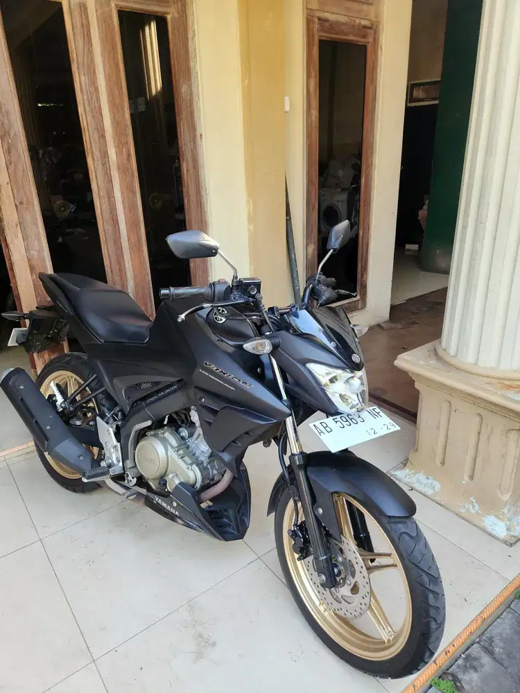 Vixion all new hitam doff velg emas 2021 gbm