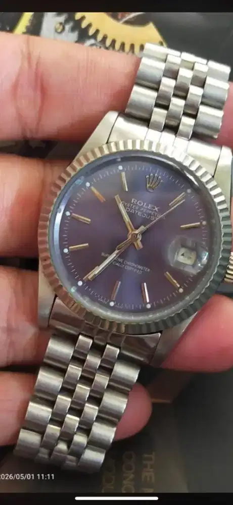 Rolex datejust 36 steel 16234 blue dial rare peemium 1:1 swiss movemen