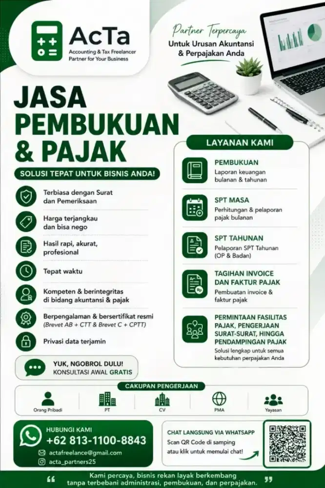 Jasa Pembukuan dan Perpajakan
