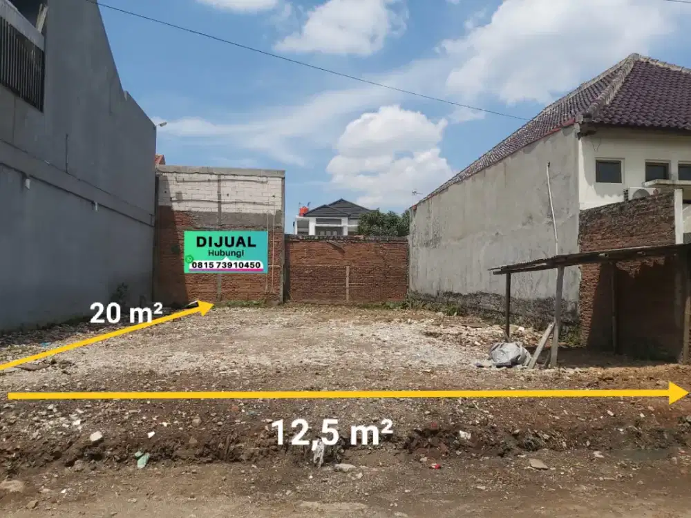 Dijual murah Tanah kavling strategis dekat Buahbatu akses 7menit ketol