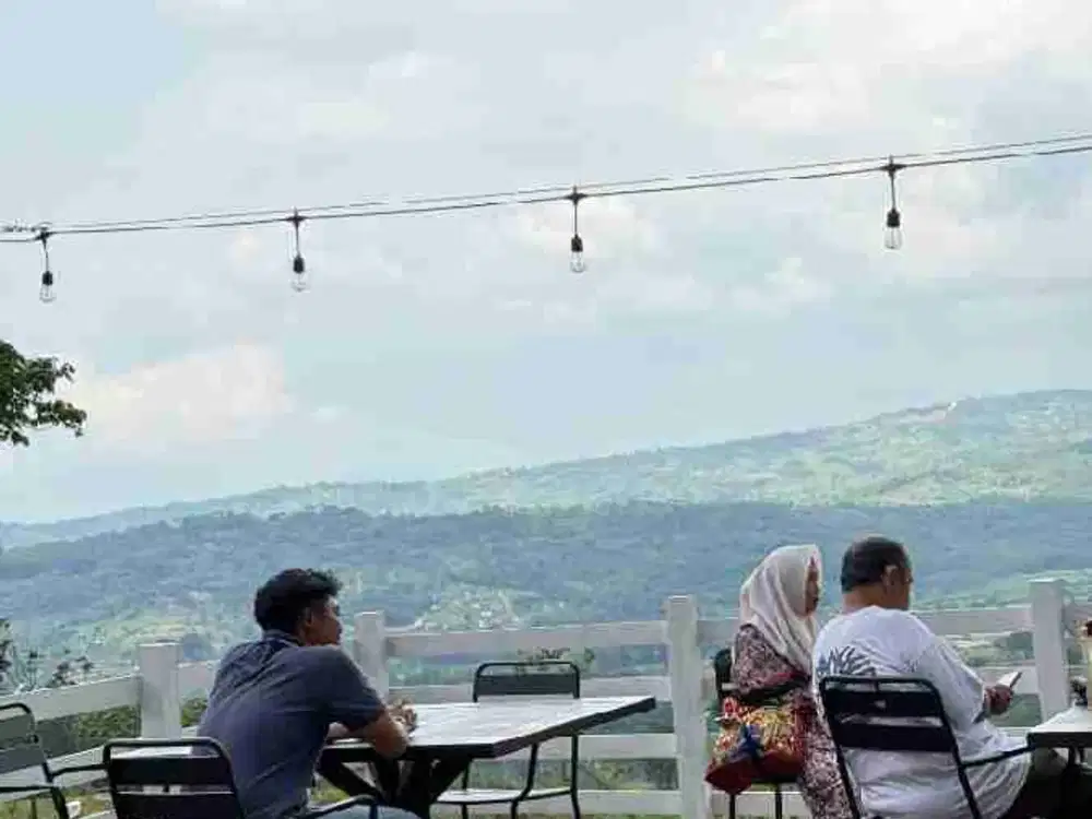 Tanah kavling villa view bukit, sawah dan city light