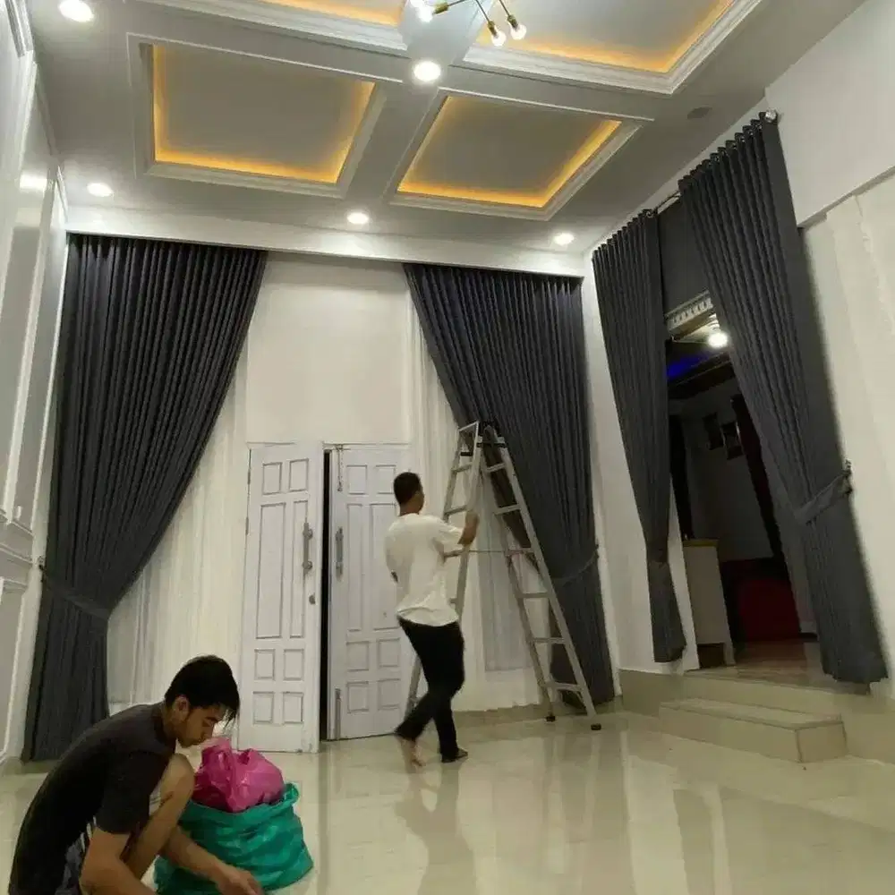 Free Survey Lokasi Gorden Wallpaper Vertikal Roller Blinds Vitrase