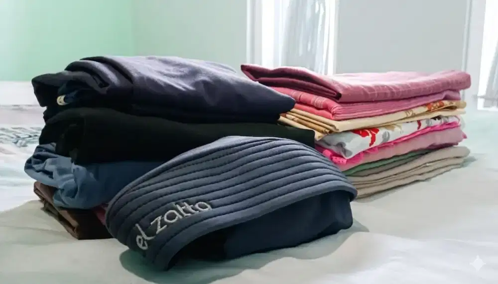 Hijab segi 4, hijab instant