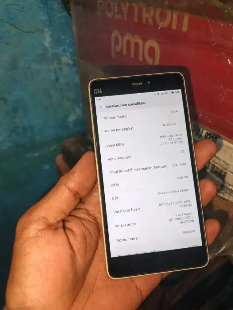 xiaomi redmi 4c ram 2/16 ori