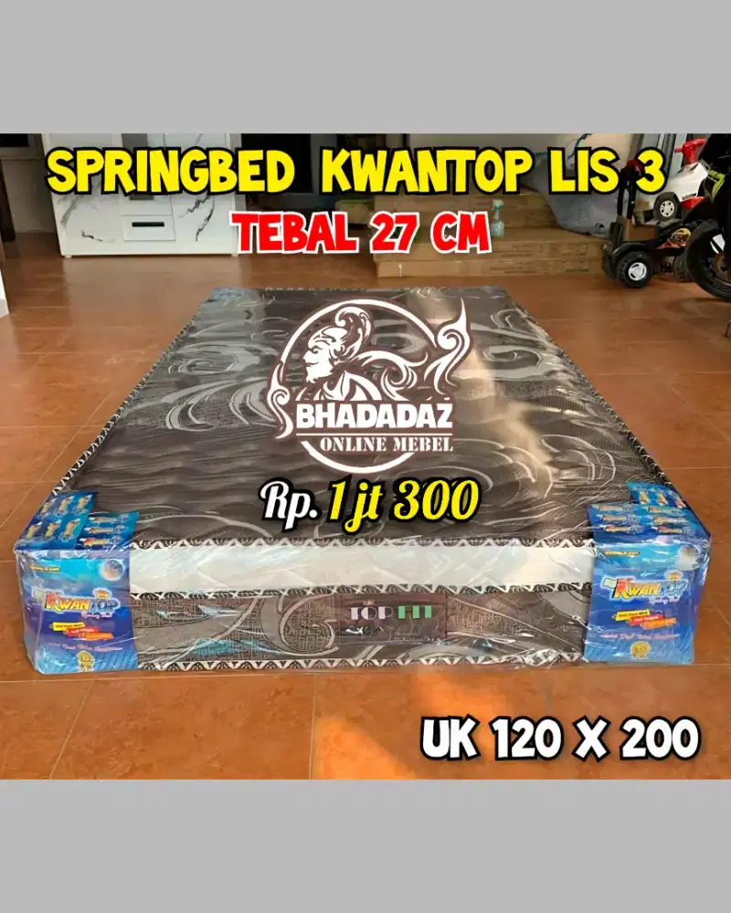 Springbed Kwantop Lis 3 Uk 120x200