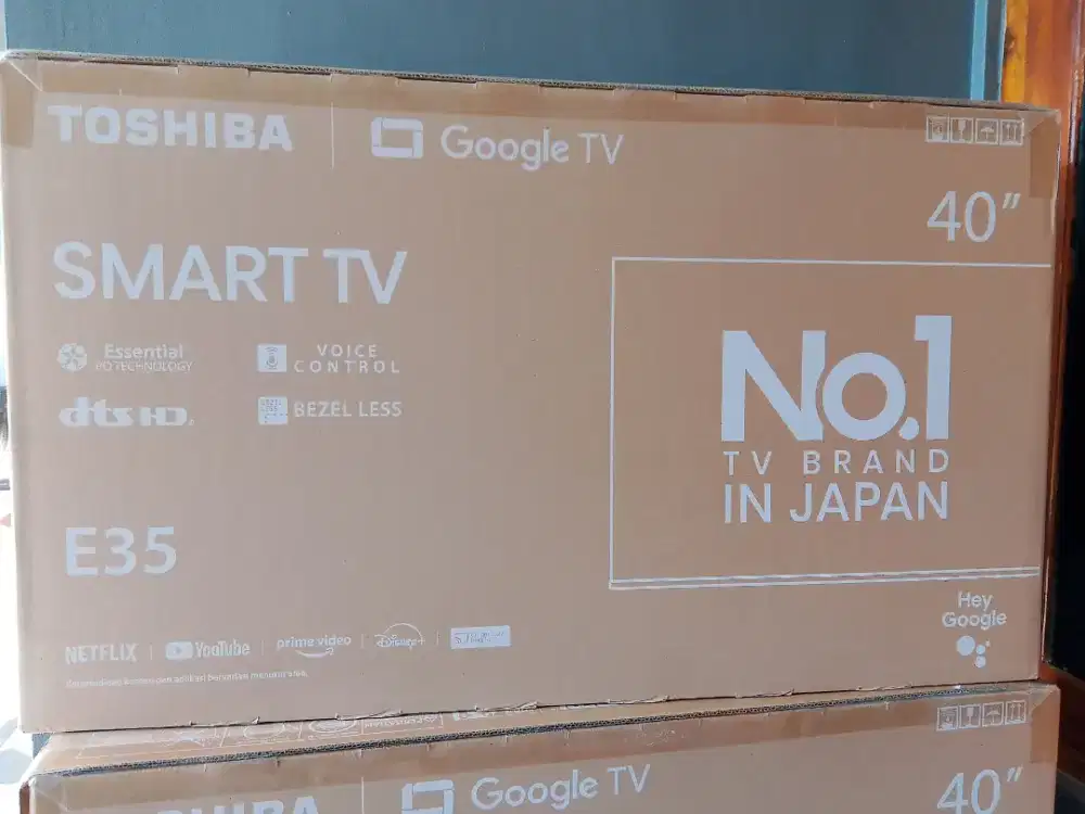 Toshiba google tv 40 inch 40E35 fullHD