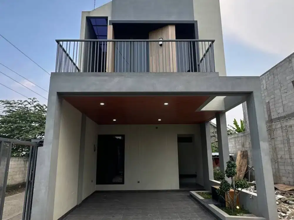 Cluster Jepang dengan konsep yang indah bonus semi furnished di Limo, Depok