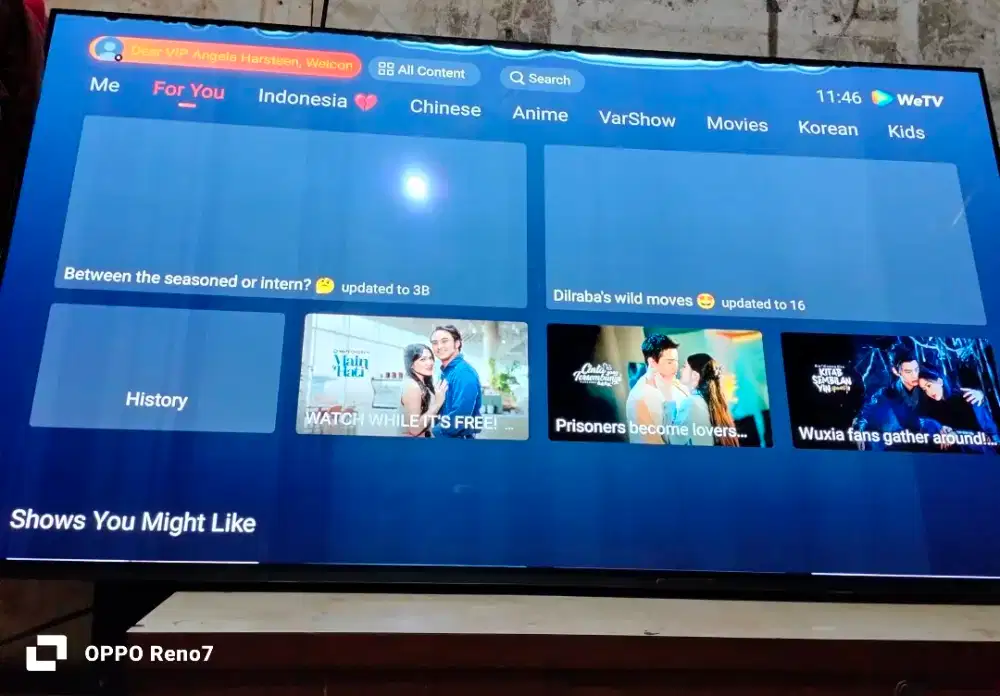 Tv merek sony 65 in