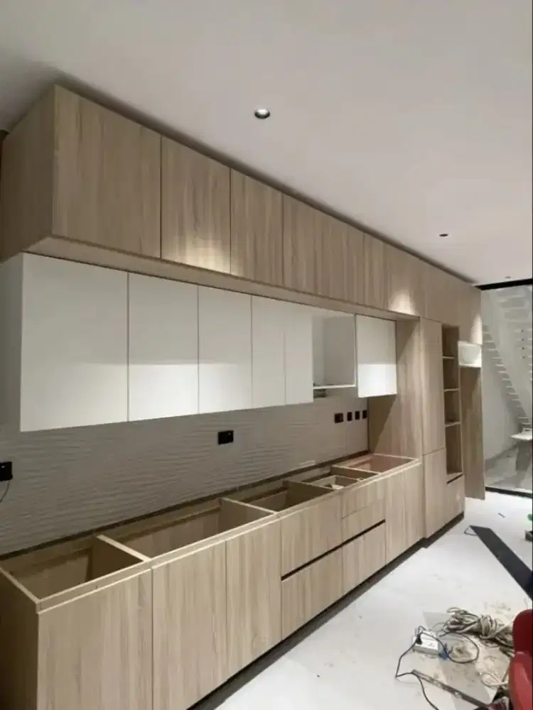 Pembuatan Meja Bar Kasir Interior Rumah Kitchen Set Kamar Toko Kantor