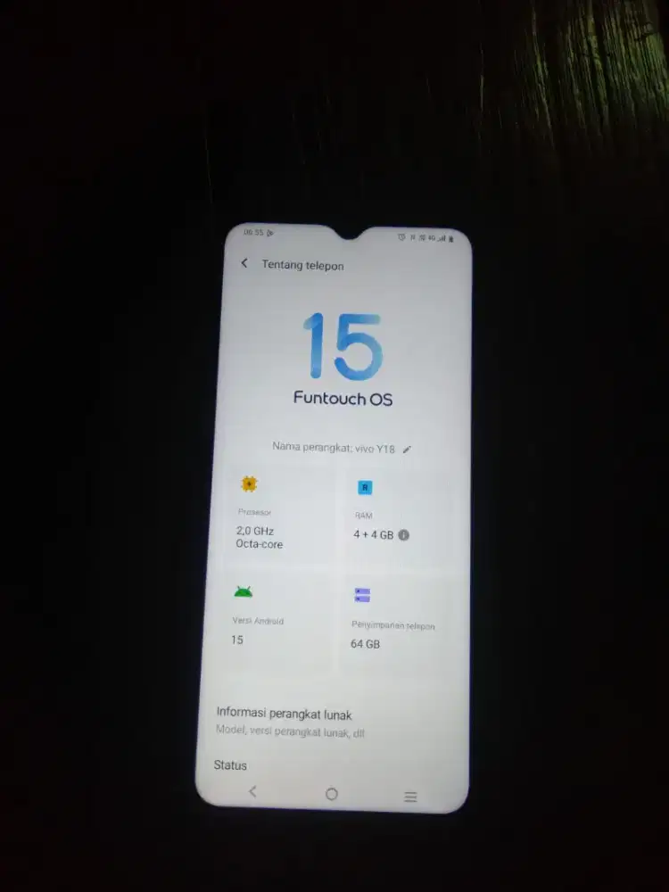 Di jual BU hp vivo Y18 ram 4/64, fullset, lokasi jakpus