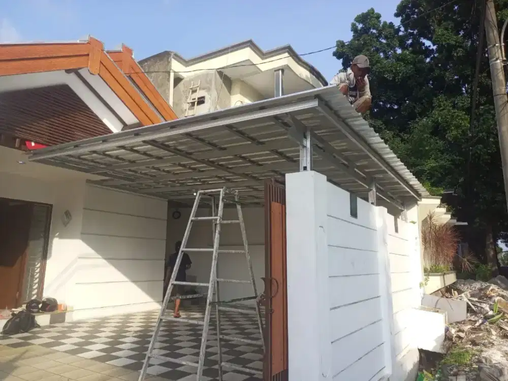 Kanopi Teras Minimalis Rapi