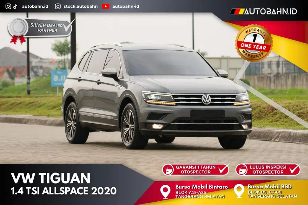 PAJAK MARET 2027! VW Tiguan Allspace 1.4 TSI 2020