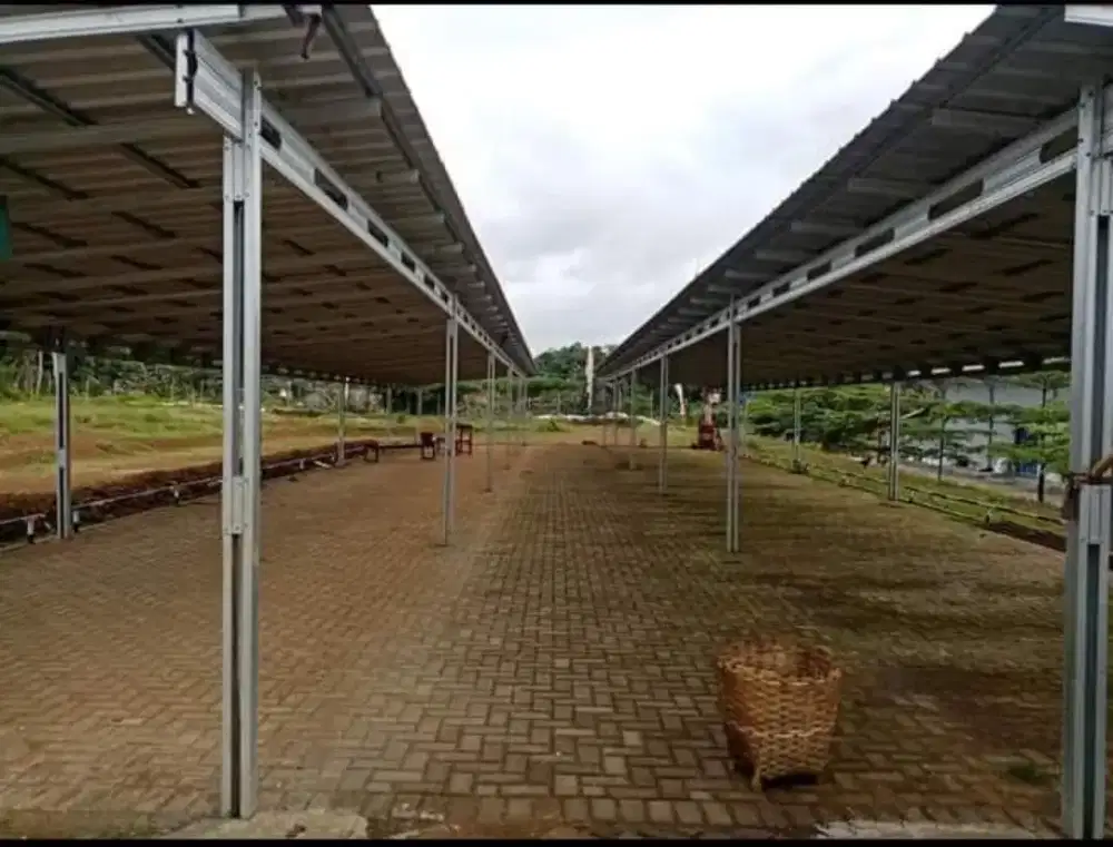 Kanopi Baja Ringan spandek pasir