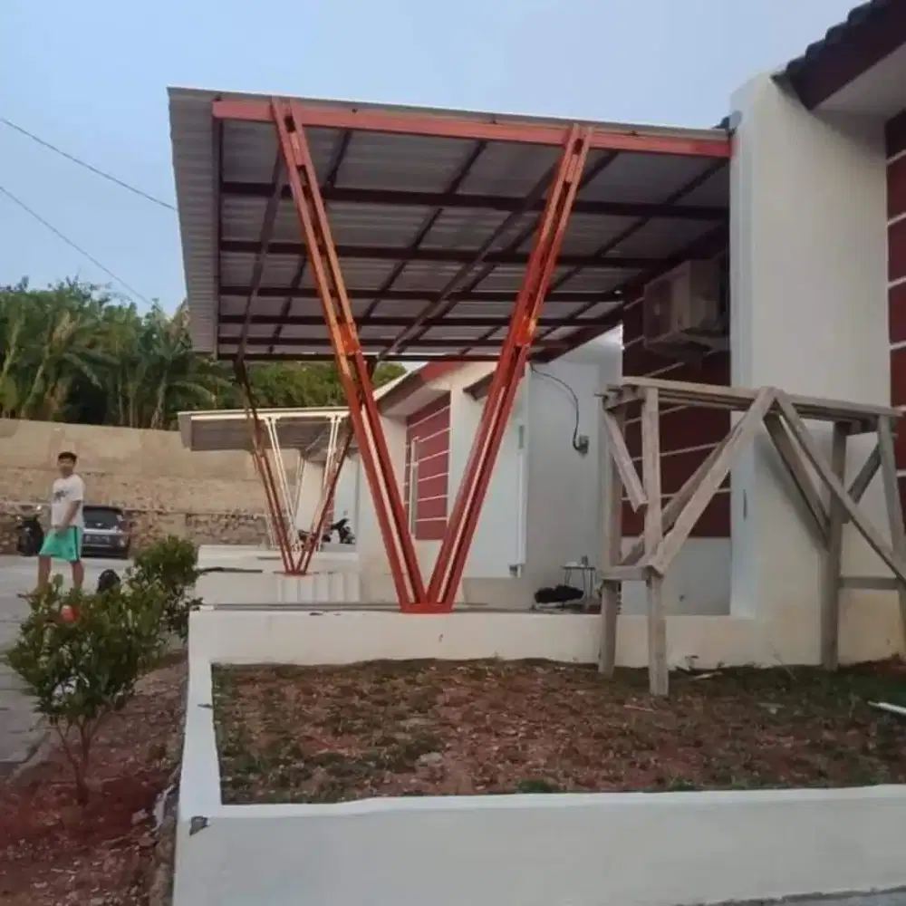 Kanopi Teras Minimalis Rapi