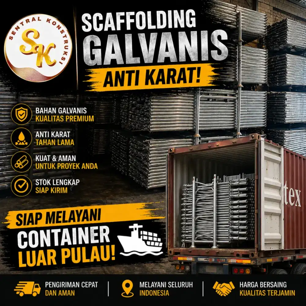 Scafolding galvanis anti karat murah berkualitas