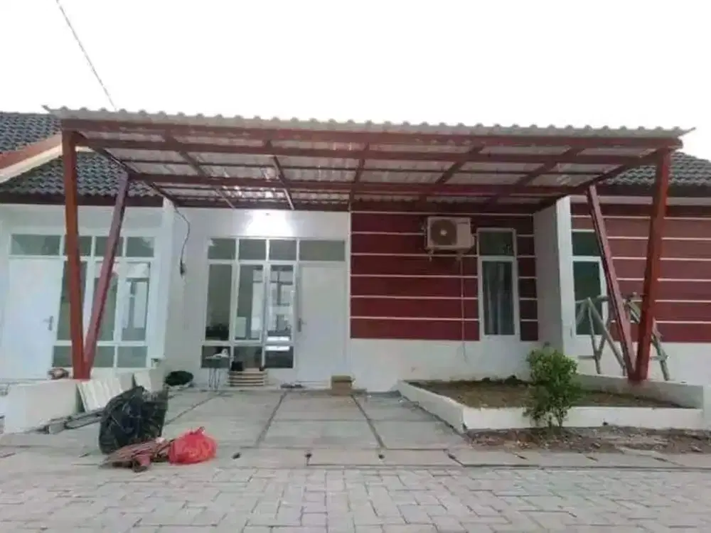 Kanopi Baja Ringan Atap Spandek pasir
