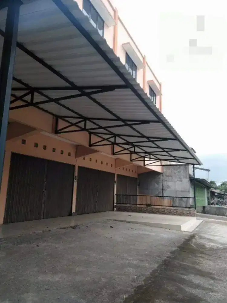 Konstruksi kanopi Baja Ringan