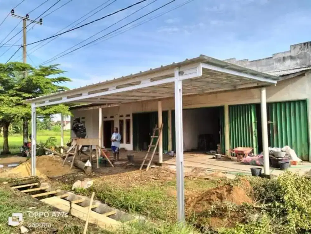 Kanopi Teras Minimalis Rapi