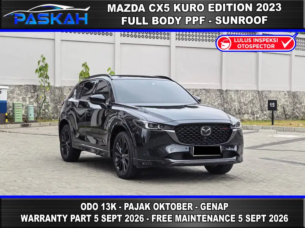 PPF GENAP ANTIK Odo=13k Bunga=4% MAZDA CX5 KURO 2023 CX 5 KURO 2023 P1