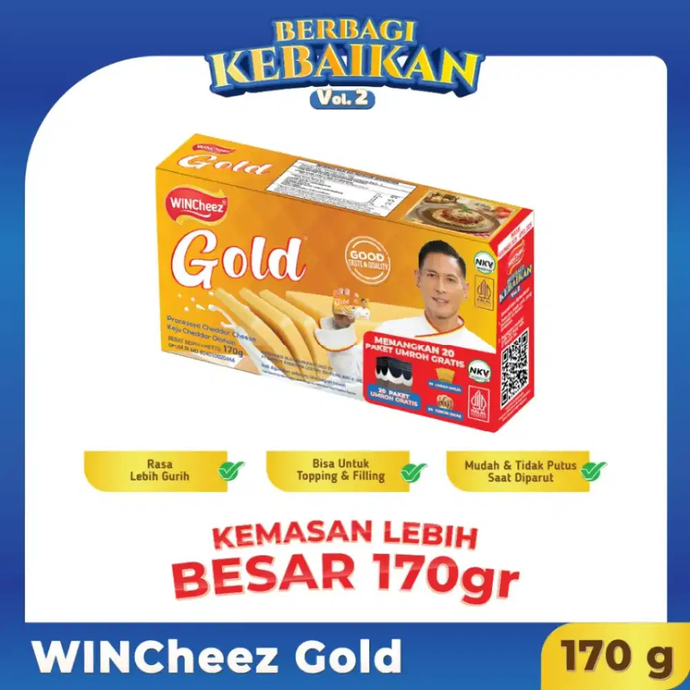 WINCheez Keju GOLD 170 Gram.