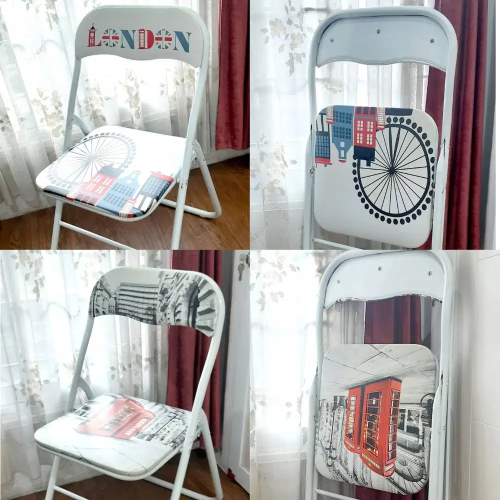 ( Preloved Seken ) ( SALE ) 2 Kursi Lipat Minimalis/ Impor / santai