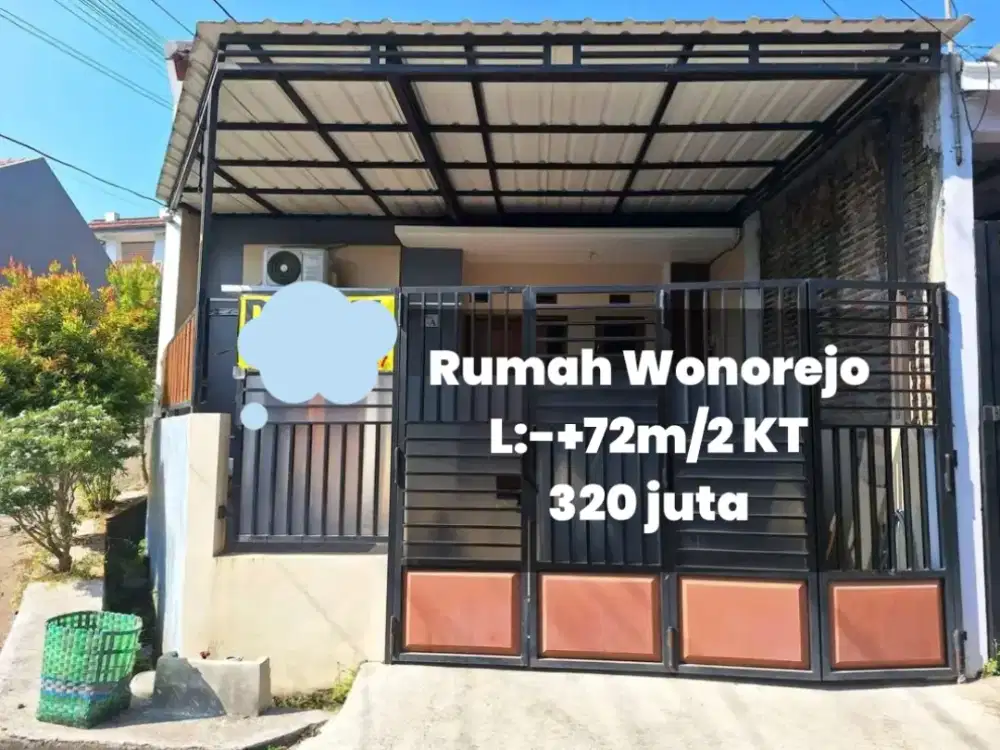 Dijual Rumah Wonorejo L:72m