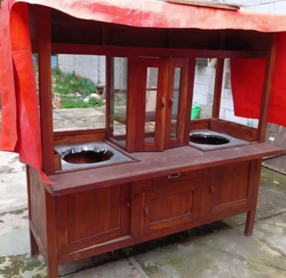 Di jual gerobak 2 tungku