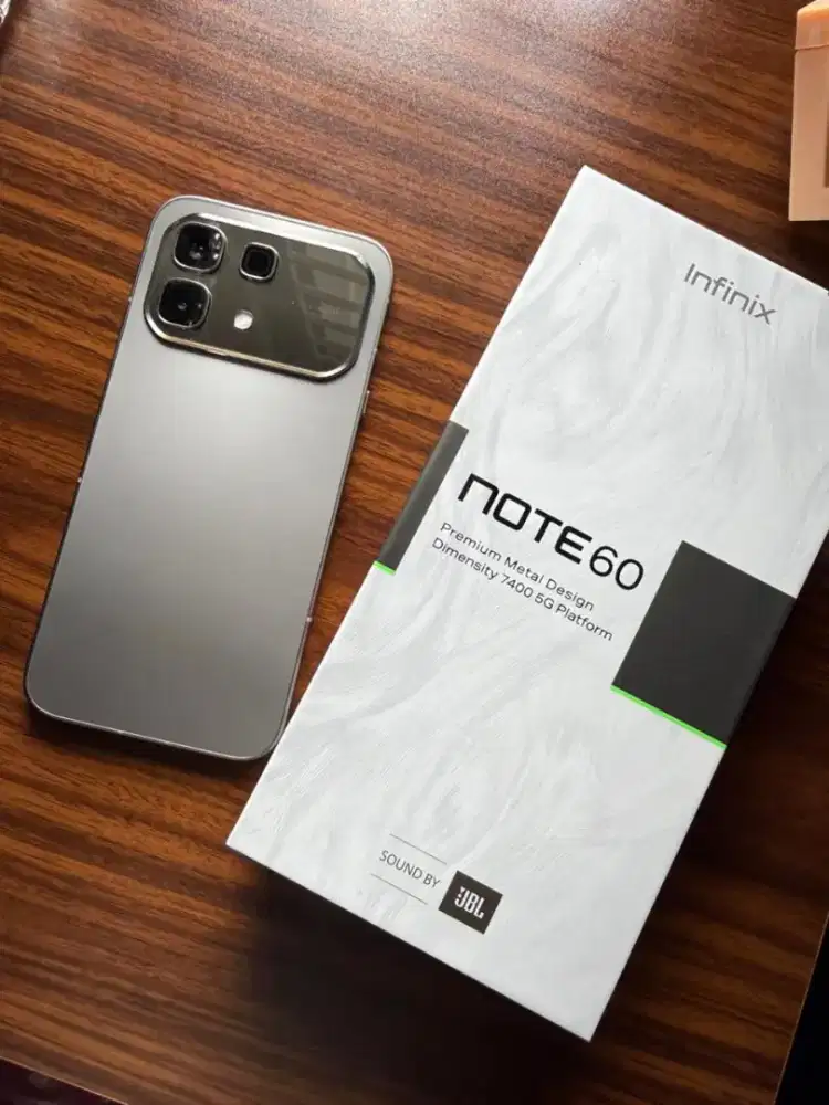 Mulus Fullset Infinix Note 60 5G 8gb/256gb Mist Titanium