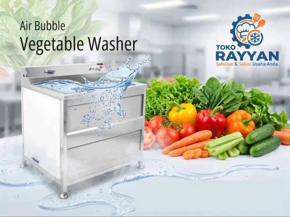 Air Bubble Vegetable Washer QX-1P - Mesin Cuci Sayur & Buah Profesiona