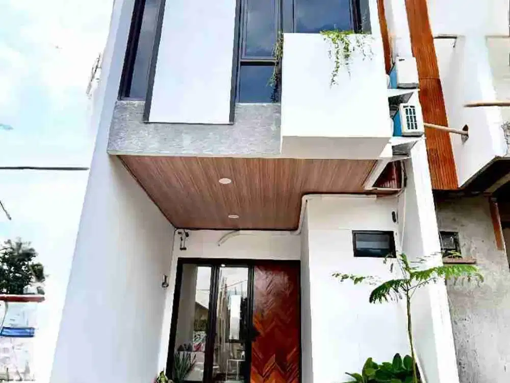 Rumah Cantik di Kukusan Dekat UI, Toll Kukusan3, Stasiun Depok Baru, RS. Graha Permata Ibu, Kolam Renang Ceria