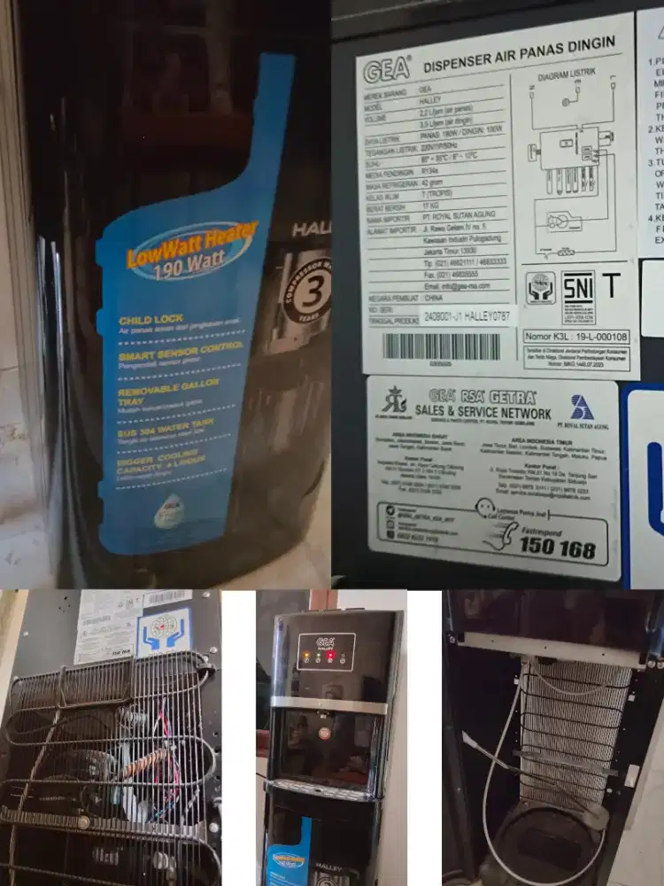 Dijual Dispenser merk GEA type Halley