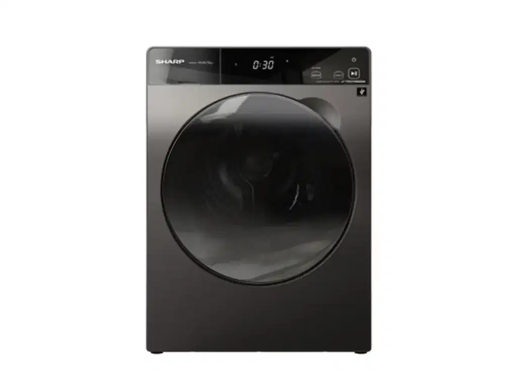 Cukup KTP bisa bawa pulang SHARP WASHING MACHINE FRONT LOADING 10.5 KG