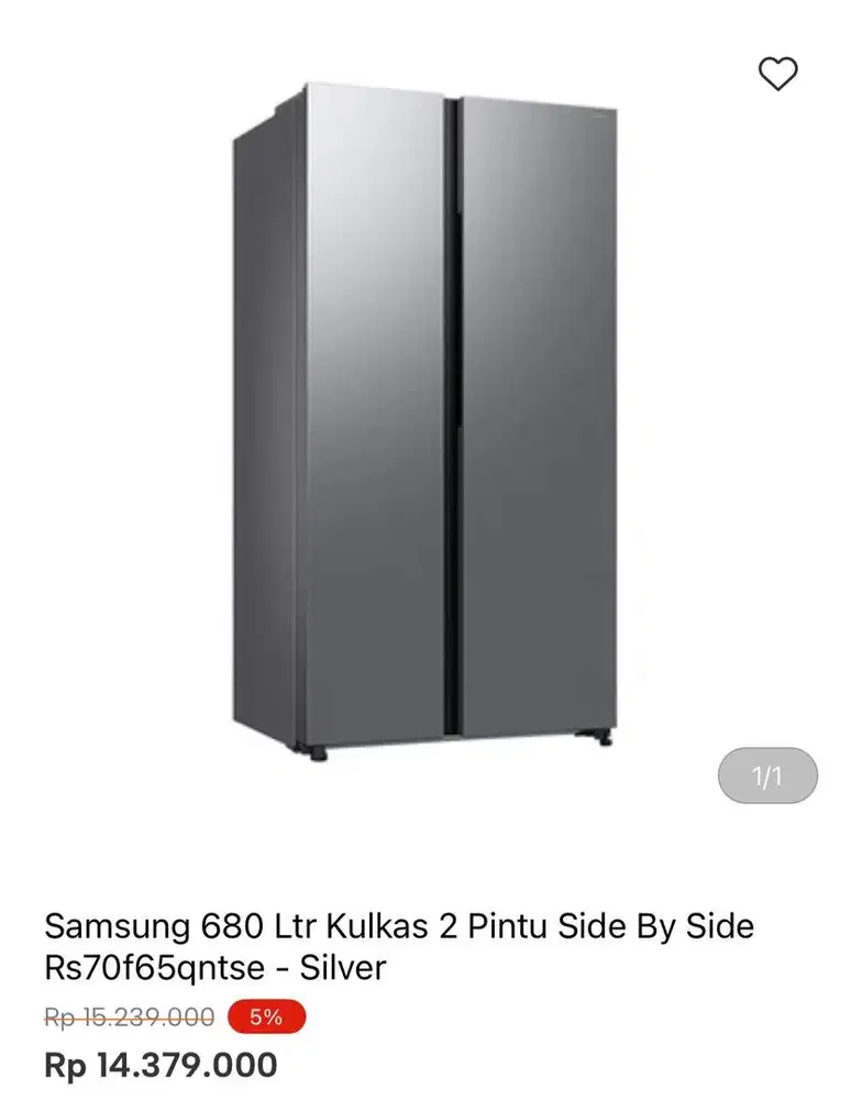KULKAS SBS SAMSUNG 650liter