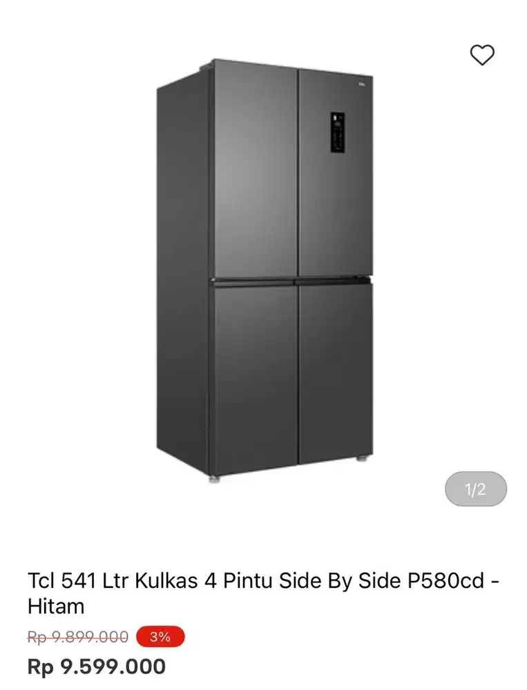 KULKAS TCL MULTIDOOR 541liter
