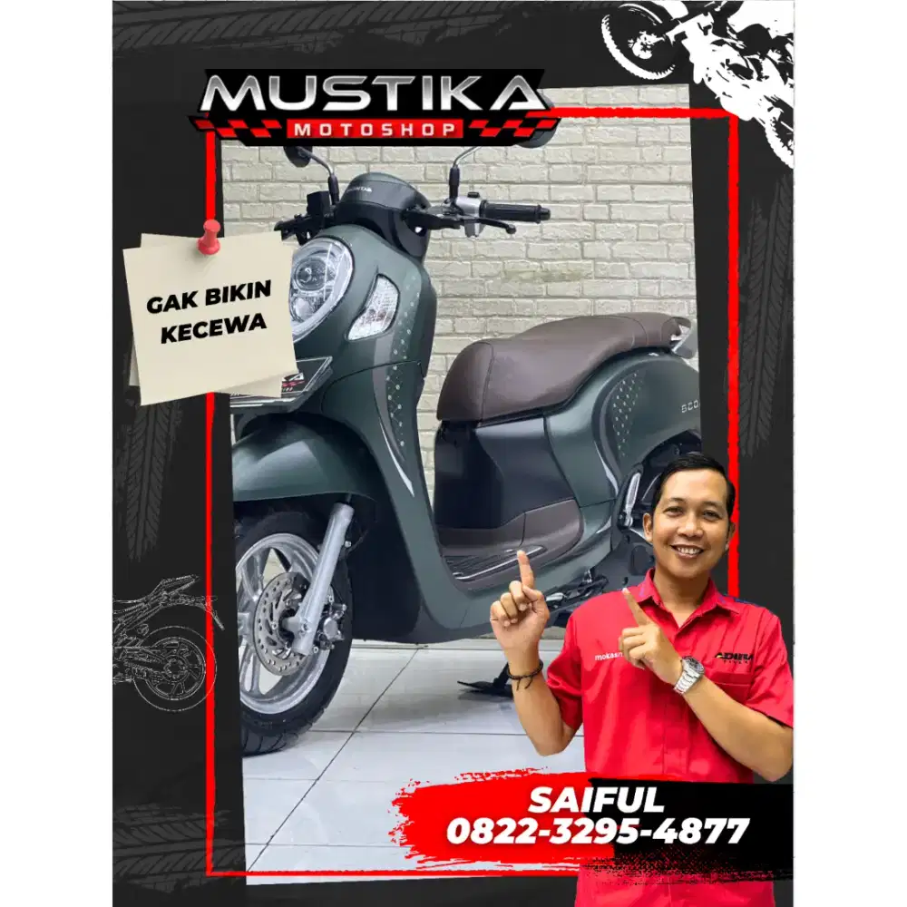 Odo12rb Istimewa!!Honda Scoopy keyles 2024 N Kota Dp500rb-Mustika