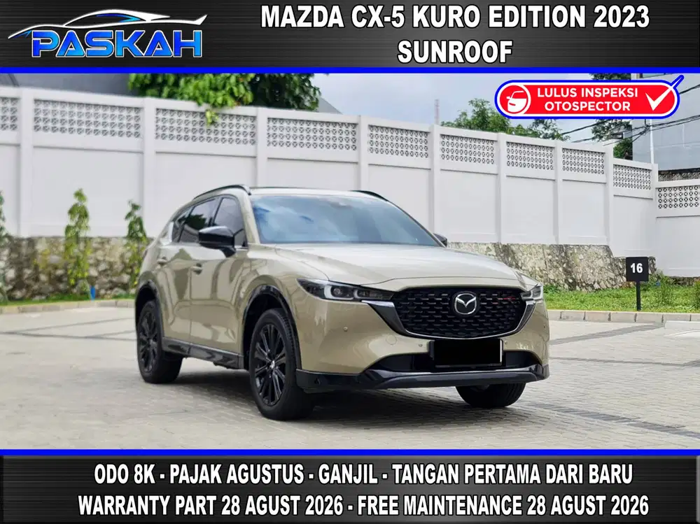 ANTIK Odo=8k Bunga=4% AGUSTUS GANJIL MAZDA CX5 KURO EDITION 2023 YOPI